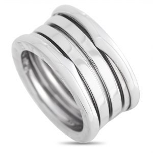 BVLGARI B.ZERO1 18K WHITE GOLD RING